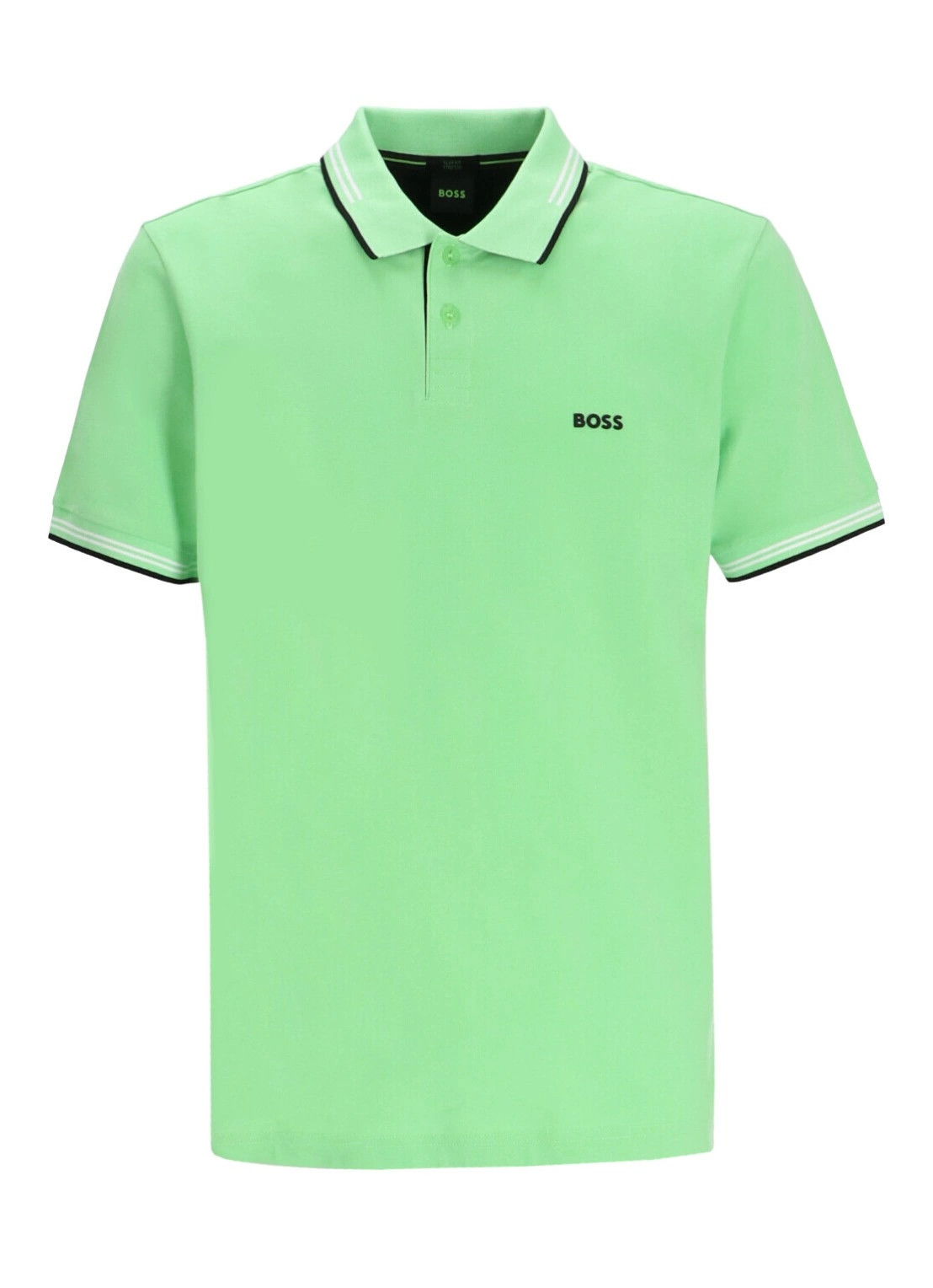 BOSS Paul Medium Green Herren Grn Poloshirt Alltag Baumwolle 50506193-319 16090₽