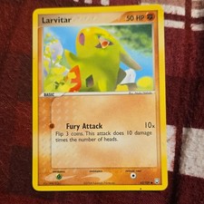 Pokémon Larvitar EX Team Rocket Returns 62/109 2004 Basic Common 50HP Nintendo … on eBay