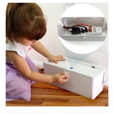 Power Strip Cover Box Effectively Baby Proofs Power Strip With Patented Dual Loc