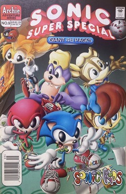 Sonic the Hedgehog Super Special #9 (Newsstand) FN; Archie | Sonic Kids - w/Bag+