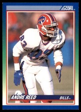 Andre Reed 1990 Score #57 Buffalo Bills NFL READ FREE SHIPPING AutographDen
