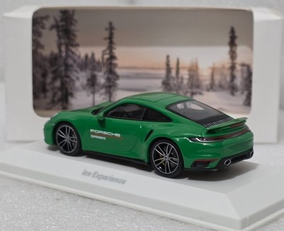 Porsche 911 992 Turbo S 2020 Green Ice Experience 1:43 Spark WAP