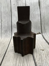 Vintage Large 3-3/8" - 8 TPI Machinist Tap Industrial Tool U.I.W.M.