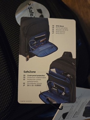 Thule Crossover 2 30L Backpack Black/Blue Fits 15-16in Laptop RFID Padded