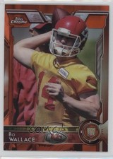 2015 Topps Chrome Rookies Orange Refractor Bo Wallace #188 0g4