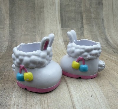 Moose Kindi Kids Marsha Mello 10'' Doll Replacement BUNNY Shoes Only White Pink