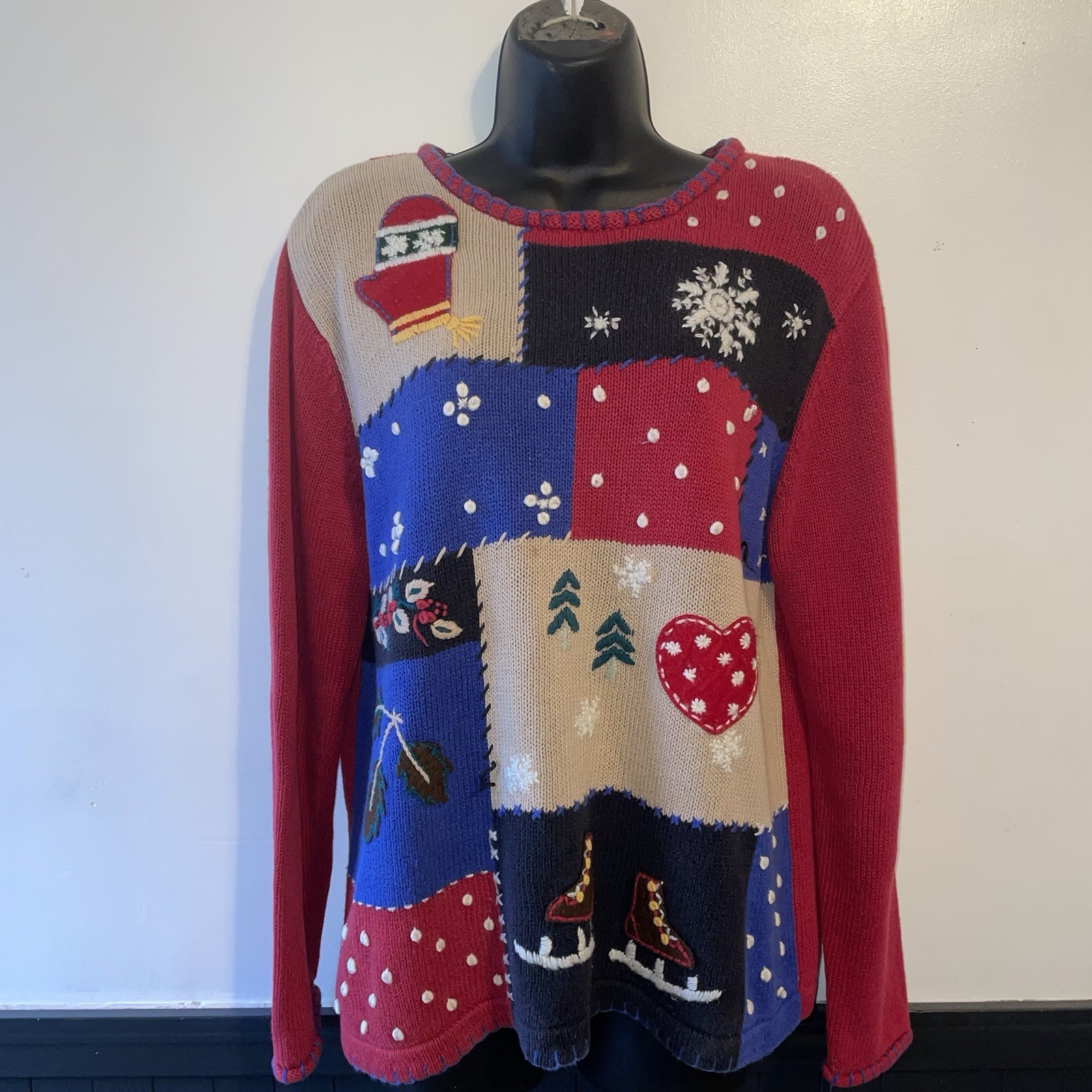 classic elements sweater Christmas Pullover Mediu… - image 5