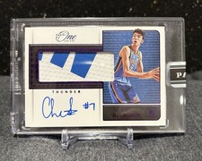 2022-23 Panini One and One Chet Holmgren RJJ-CHE Auto RPA 1 of 1 Black Box! 1/1