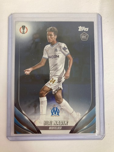 TOPPS FLAGSHIP 2024 BILAL NADIR OLYMPIQUE MARSEILLE PARALLEL 176/250.