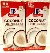 2 Pack- McCormick CoconutExtract -1 oz. x2 Ex...