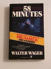 58 Minutes by Walter Wager Paperback 1989 Basis For Die Hard 2: Die Harder