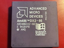 AMD CPU AM486 DX2-66 A80486DX2-66 66MHz