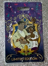 Tiana And Naveen Mardi Gras 2024 WDI LE 300 Pin The Princess and the Frog