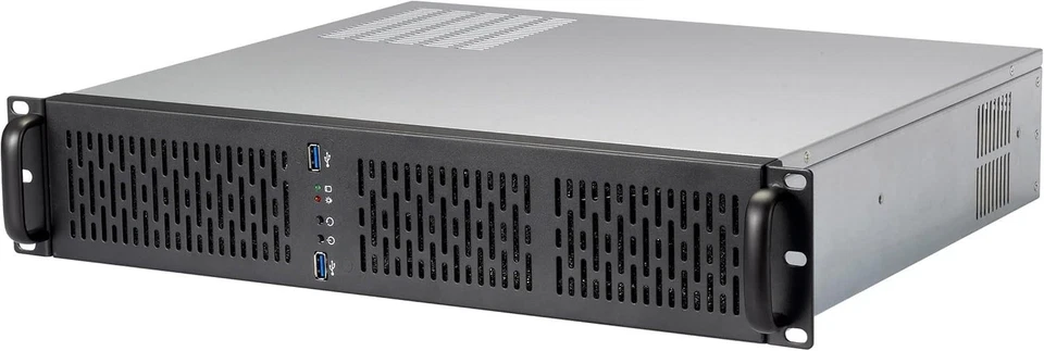 2U Server Chassis: 3 PWM Fans, 4 HDD Bays & Front Lock for Enhanced Security - Image 3 of 4