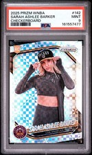 2025 Panini Prizm WNBA -  Variation Sarah Ashlee Barker Checkerboard SSP PSA 9