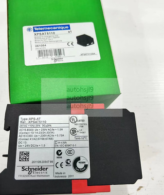 One XPSAT5110 New Original Telemecanique XPSAT5110 Type XPS-AT Safety Relay