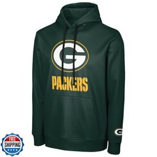 FOCO NFL Men's Official Sideline Primary Logo Performance Pullover Hoodie Swe