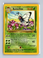 Butterfree 33/64 Uncommon Jungle Pokemon Unlimited HP