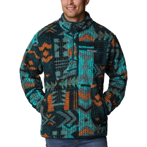 New Men's Columbia Rugged Ridge II Sherpa 1/2 Snap Pullover, Size Medium - product listing photo
