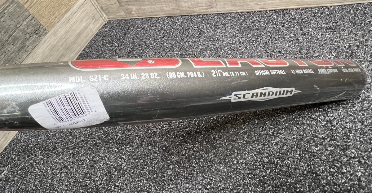 Batte Softball Easton Redline SZ1-C - 34 Pouces 28 Oz - Avec Fissure