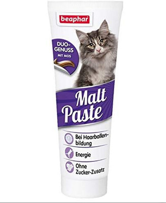Beaphar Malt Paste Anti-Hairball Paste for All Cats (100 G./Pack)