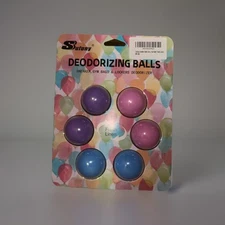 Sufuny Lot Of 6 Sneaker Balls Shoe Fresheners Fresh Linen Scent New Sealed