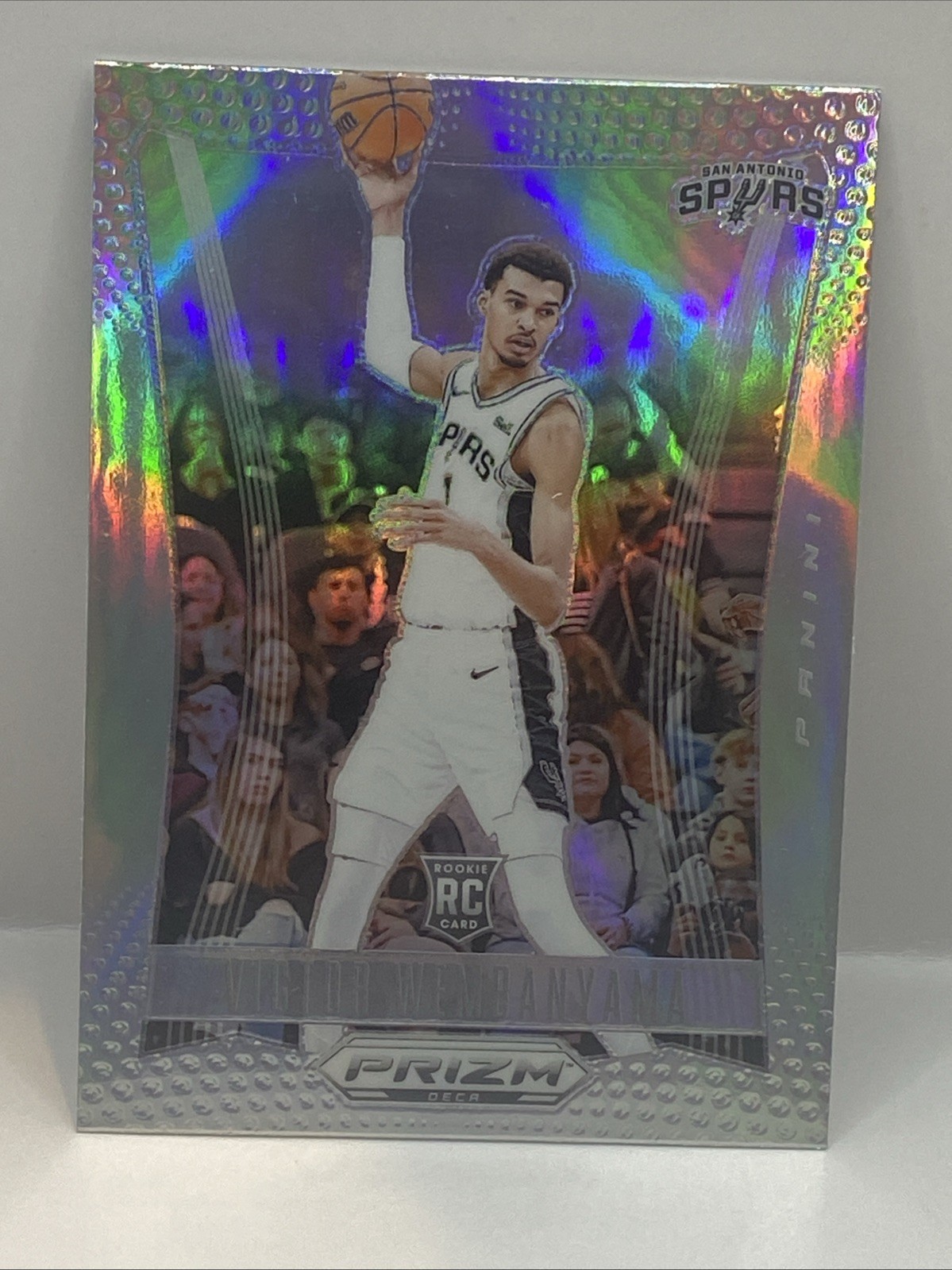 2023-24 Panini Prizm Deca Victor Wembanyama RC Silver Rookie #116 Spurs SP SSP