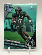 2023 Bowman Chrome University Jalen Berger 1st Aqua Refractor /299 #121