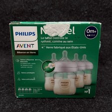 Philips Avent Natural Response Newborn Glass Baby Bottle Set 4pc SCD858/01