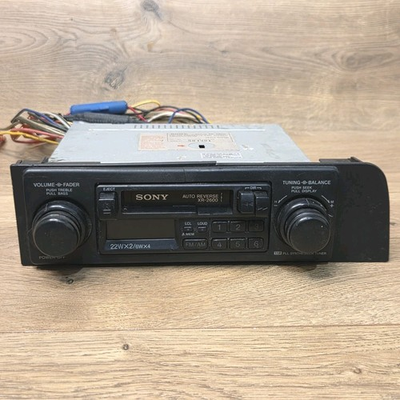 #ad Vintage Sony XR 2600 AM FM Cassette Deck Car Audio Stereo Untested $59.99