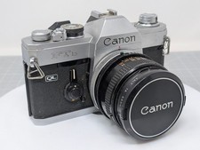 VTG Canon FTb QL 35mm SLR Camera Kit w/ FD 50mm f/1.8 S.C. Lens - TESTED WORKS