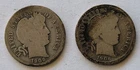 Lot of Two 1906-P Silver Barber Dimes