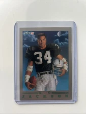 1991 Fleer Pro Vision Bo Jackson #6 of 10 Bo Knows Football Raiders