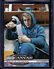 Macklin Celebrini 2025-26 Upper Deck #C-124 UD Canvas
