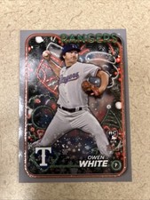 2024 Topps Holiday - Owen White #H143 Silver Glitter (RC)