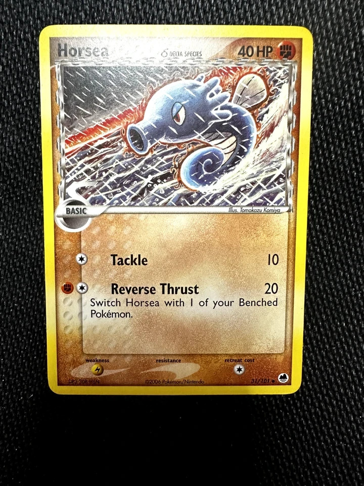 Horsea 31/101 Dragon Frontiers Pokemon Card