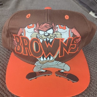 Vintage Drew Pearson Cleveland Browns TAZ Hat Snapback Looney Tunes NFL 90s RARE