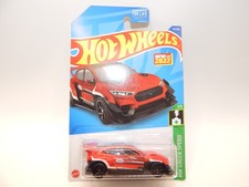 2022 Hot Wheels Red Ford Mustang Mach-E 1400 HW Green Speed 73/250 1/5