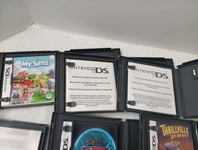 14 Nintendo Cases Video Game Lot DS Wii Switch Bros Smash Sonic  