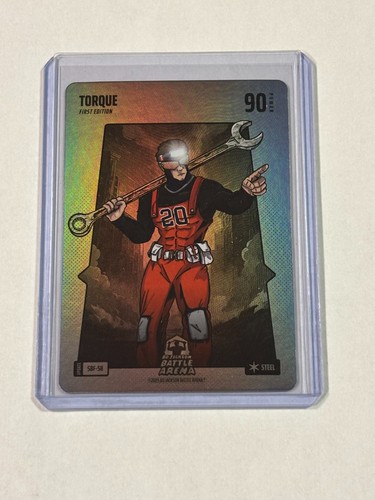 Bo Jackson Battle Arena - Torque STEEL Silver Battlefoil -SBF-58