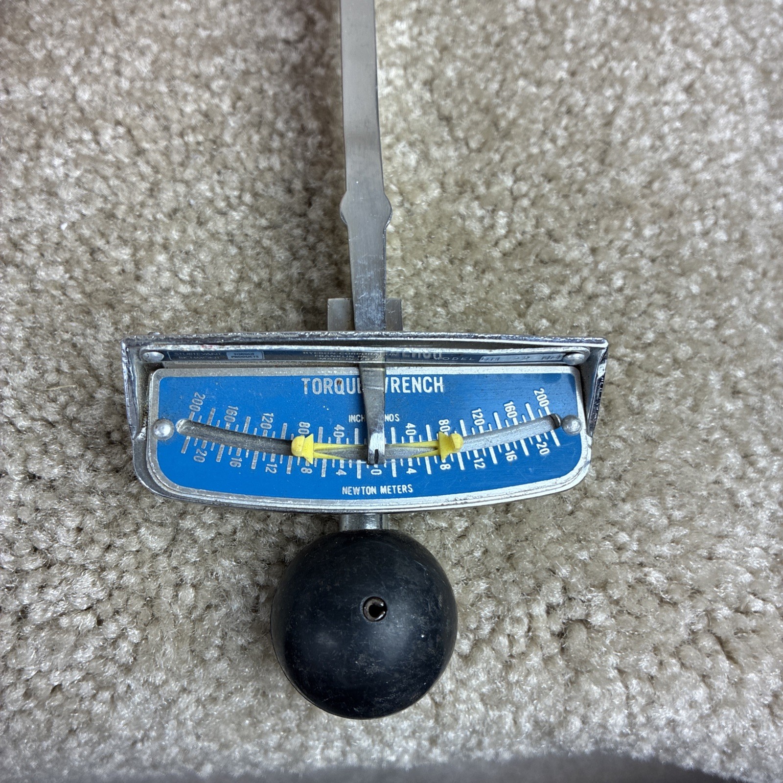 Sturtevant Richmont Model DM Flat Beam 3/8 Torque Wrench 