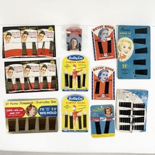 Vintage Lot of Bob / Bobby Pins Mixed Styles  Hair Colors 1940s - 60s