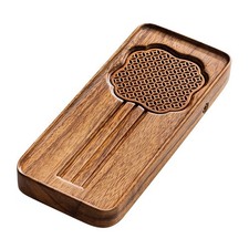 Walnuss -Tee -Tablett Plumblossom  Ideal für Tee -Enthusiasten G9A79182