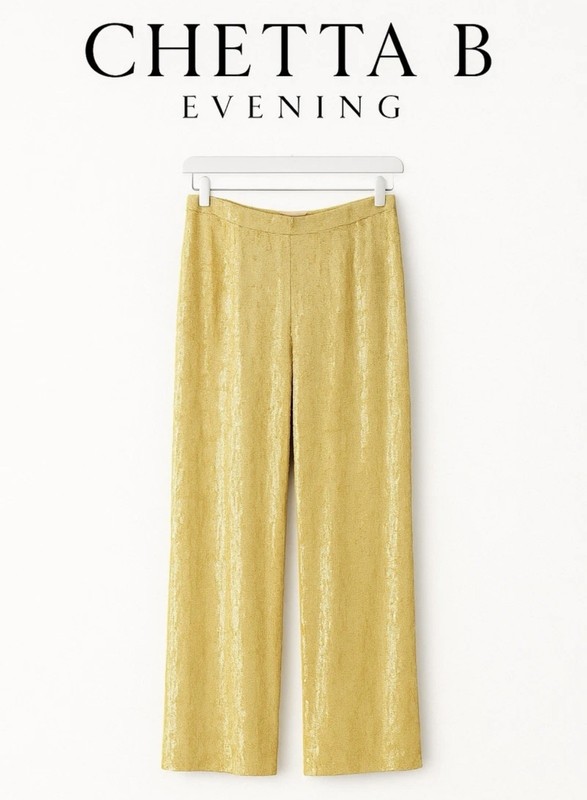 Vintage Chetta B Butter Sequin Pants 8