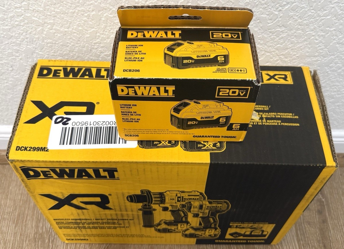 DEWALT 20V MAX XR Brushless Impact Driver and Hammer Drill Combo