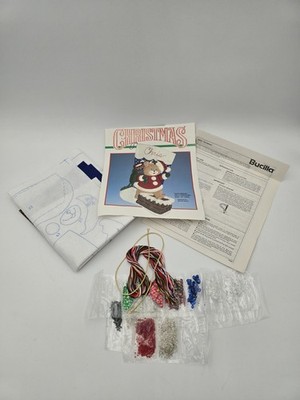 Bucilla Santa Bear Chimney Christmas Felt Applique Stocking Kit 82522 Unused
