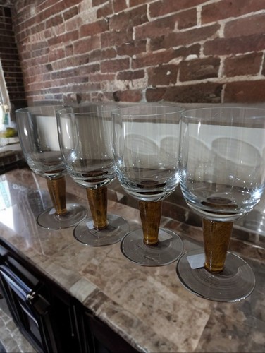 DENBY FIRE WATER / WINE / BEVERAGE GLASSES / GOBLETS SET OF FREE DISCONTINUED - Picture 3 of 4
