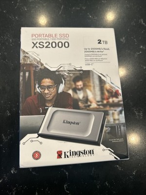 Kingston XS2000 2TB USB-C Portable External SSD (SXS2000/2000G)