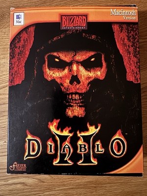 Diablo 2 2000 Blizzard  Entertainment - RAR Macintosh Version - BIG BOX!