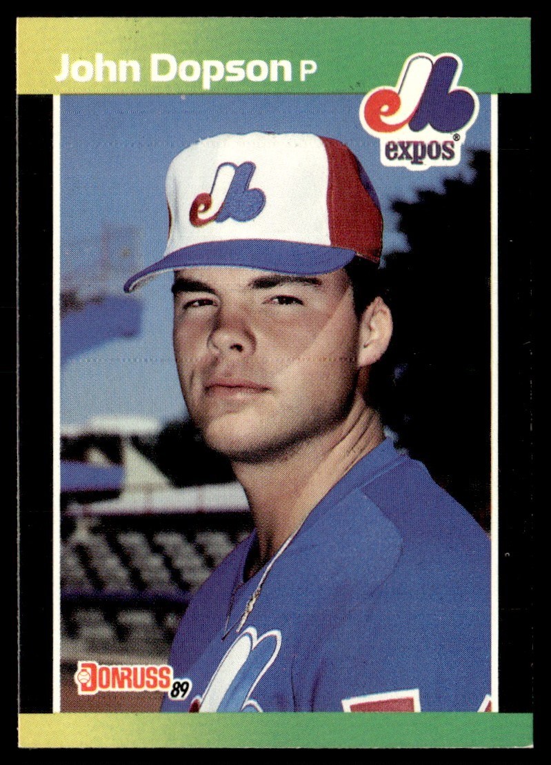 1989 Donruss John Dopson Rookie Montreal Expos #392